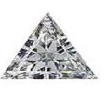 white-american-diamond-triangle-cut