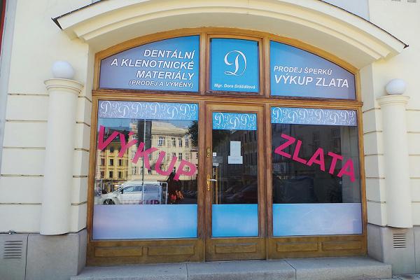 Prodejna Zlatnictví Dental D, Olomouc