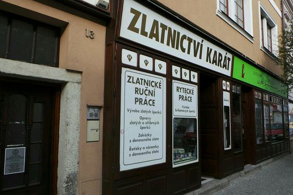 Prodejna Zlatnictví Karát, Kolín