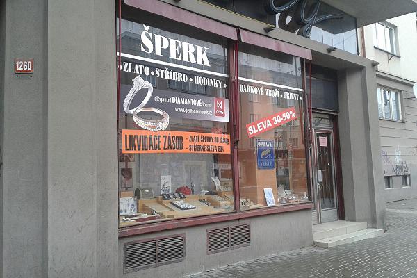 Prodejna Zlatnictví Šperk, Hradec Králové